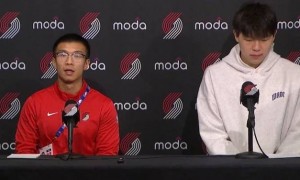 曝杨瀚森的翻译刘禹铖 已进入开拓者教练组